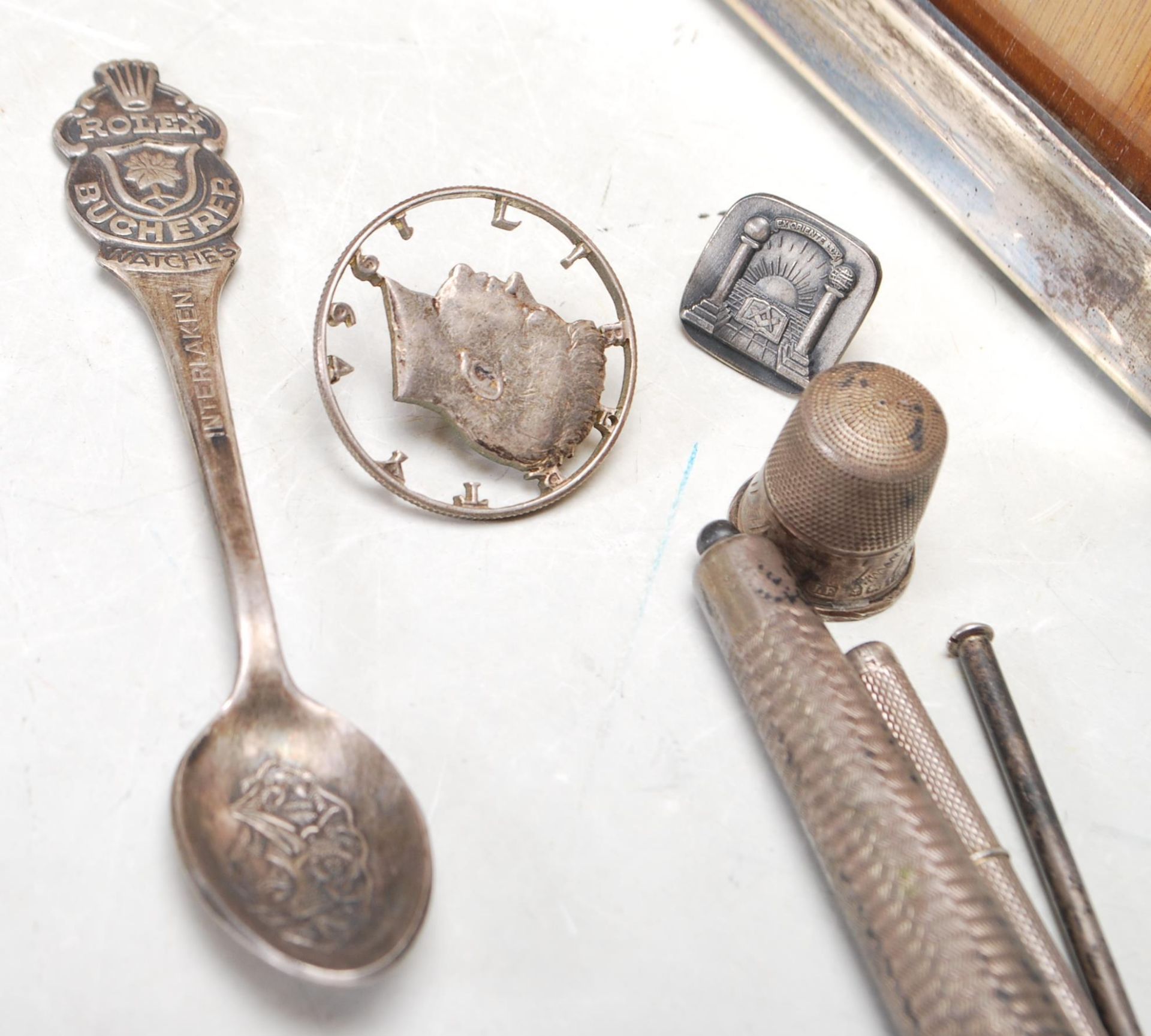 COLLECTION OF ANTIQUE HALLMARKED STERLING SILVER ITEMS - Image 4 of 7