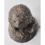 SILVER HALLMARKED FIGURINE OF A HEDGEHOG