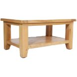 CONTEMPORARY OAK FURNITURE LAND COFFEE TABLE