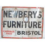 RETRO VINTAGE MID 20TH CENTURY ENAMEL SIGN