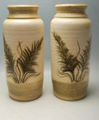 PAIR OF RETRO VINTAGE 197OS WEST GERMAN VASES