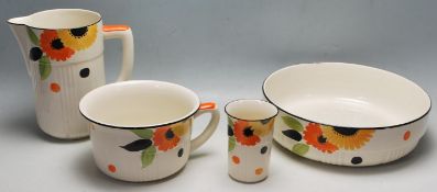 COLLECTION OF RETRO 1930S ART DECO MYOTT WARE