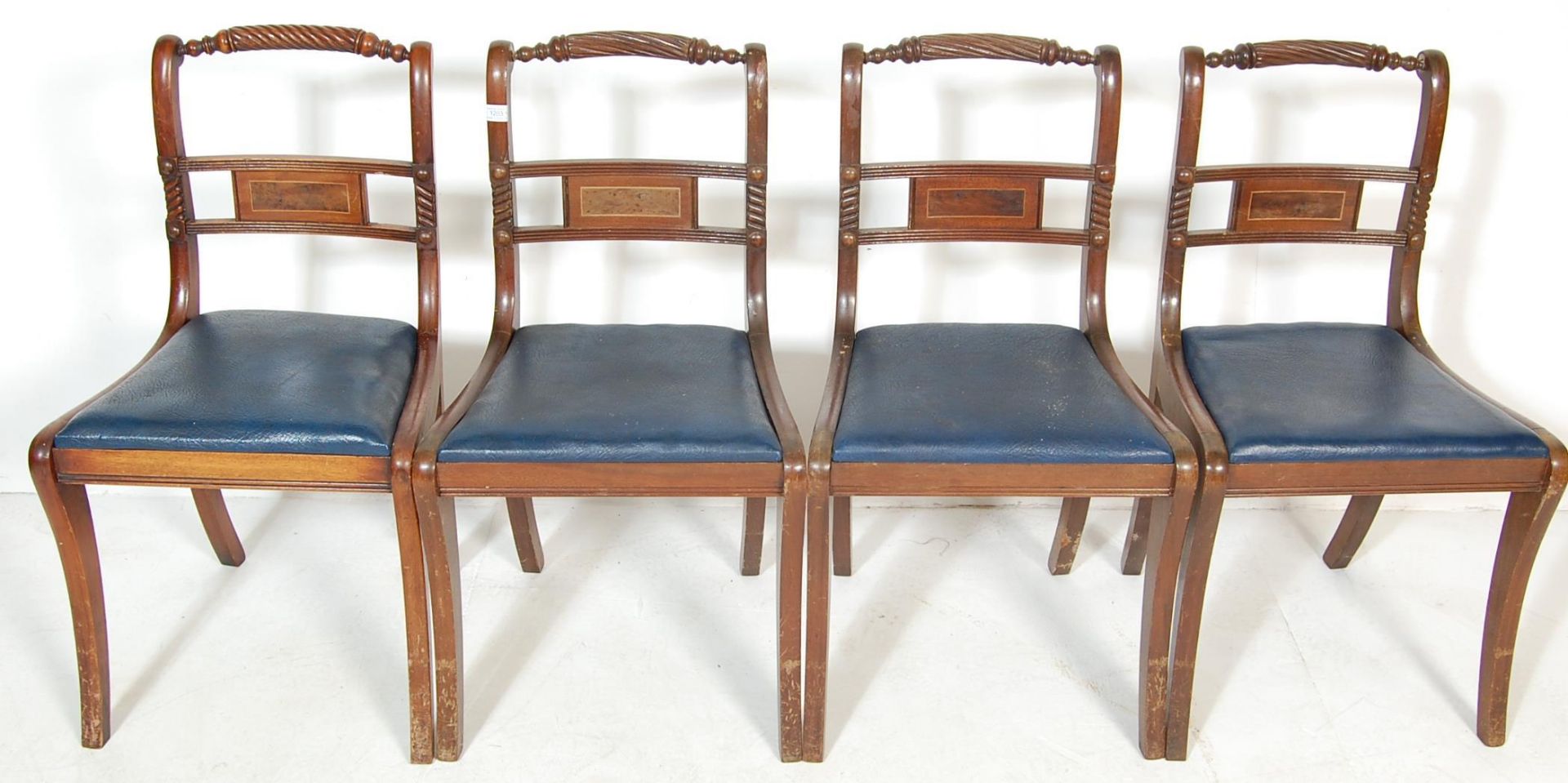 TEN EARLY 20TH CENTURY EDWARDIAN MAHOGANY DINING CHAIRS - Image 2 of 5