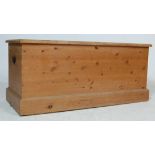 VICTORIAN STYLE COUNTRY PINE LARGE BLANKET BOX CHEST