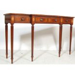 REGENCY REVIVAL FLAME MAHOGANY CONSOLE HALL TABLE