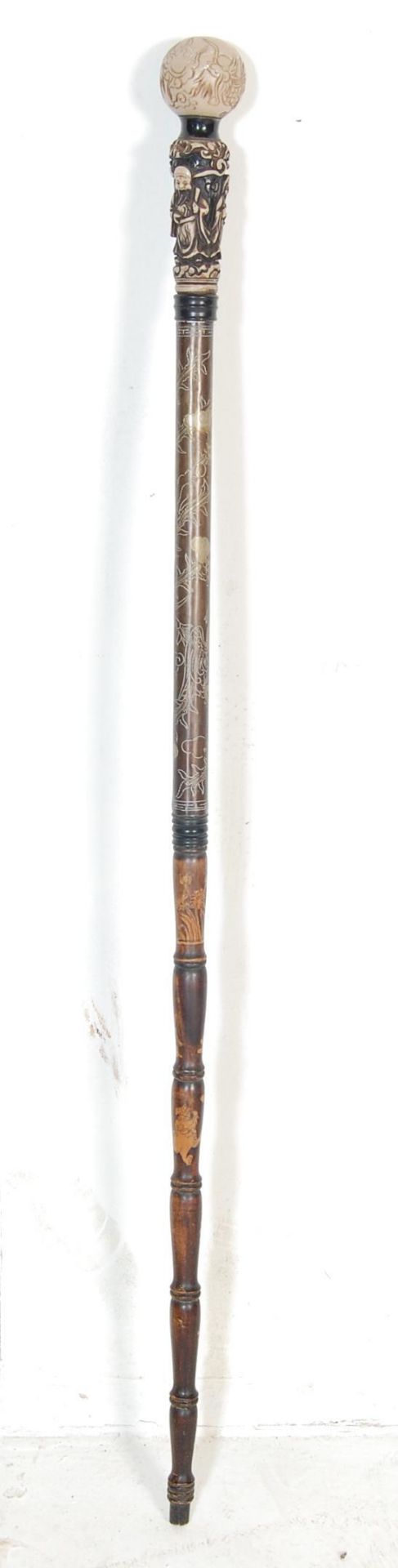 20TH CENTURY CHINESE ORIENTAL WALKING STICK