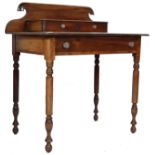 ANTIQUE 19TH CENTURY MAHOGANY WRITING TABLE DESK