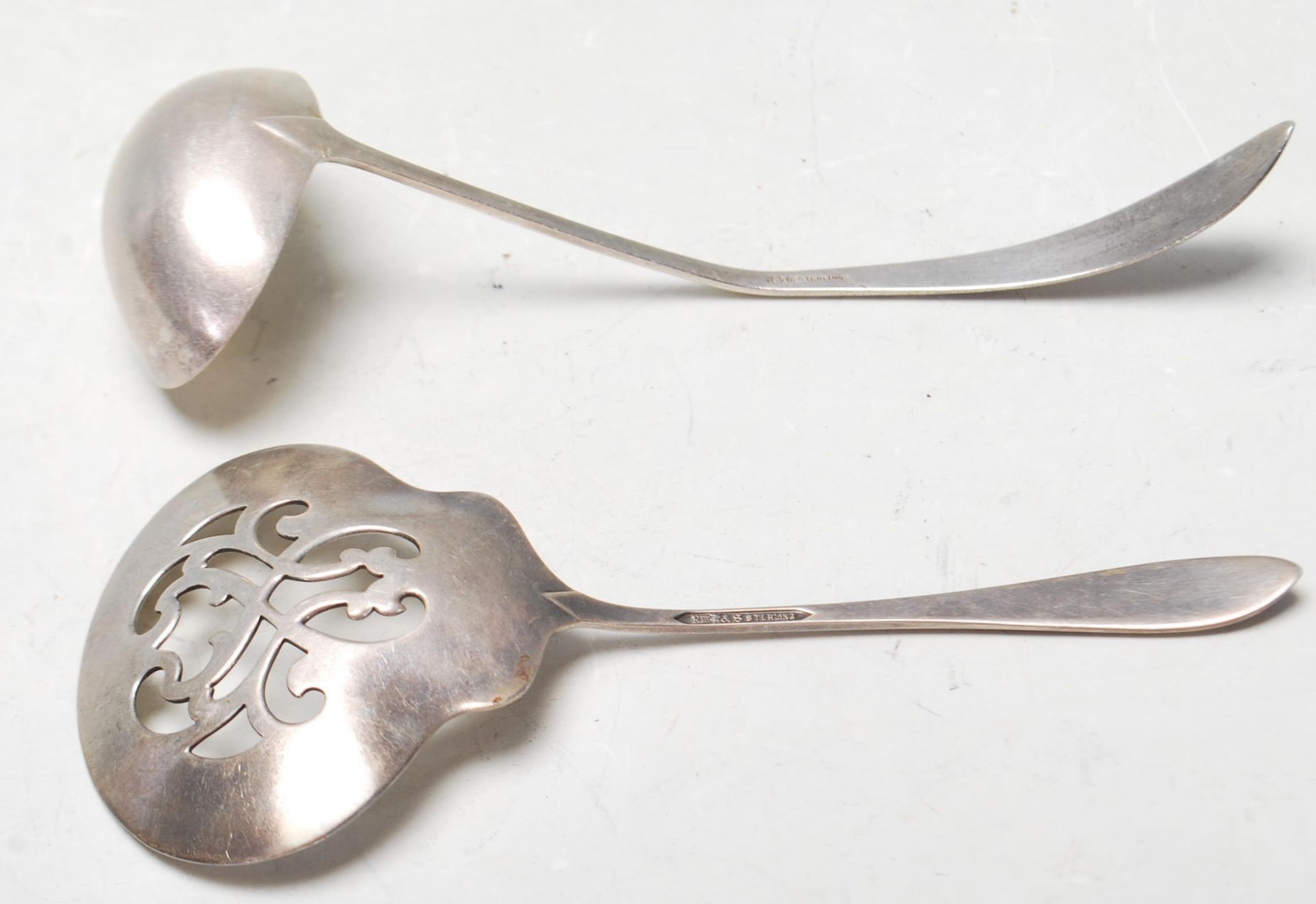 EARLY 20TH CENTURY AMERICAN SILVER SPOONS - Image 6 of 8