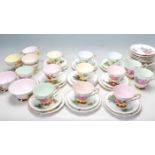 PARAGON - ROYAL STANDARD - WORLD FAMOUS ROSES TEA SET