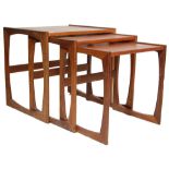 A VINTAGE 1970’S G-PLAN TEAK WOOD NEST OF TABLES