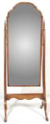 QUEEN ANNE MAHOGANY CHEVAL DRESSING MIRROR