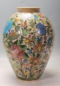 LATE 20TH CENTURY PERSIAN ISLAMIC VASE WITH POLYCHROME DECORATION