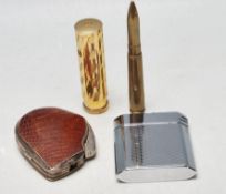 FOUR VINTAGE CIGARETTE LIGHTERS INCLUDING BUTABLOC