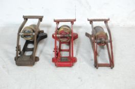 COLLECTION OF INDUSTRIAL DUPLEX KISMET FOOTPUMPS