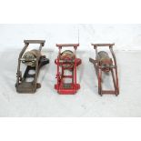 COLLECTION OF INDUSTRIAL DUPLEX KISMET FOOTPUMPS