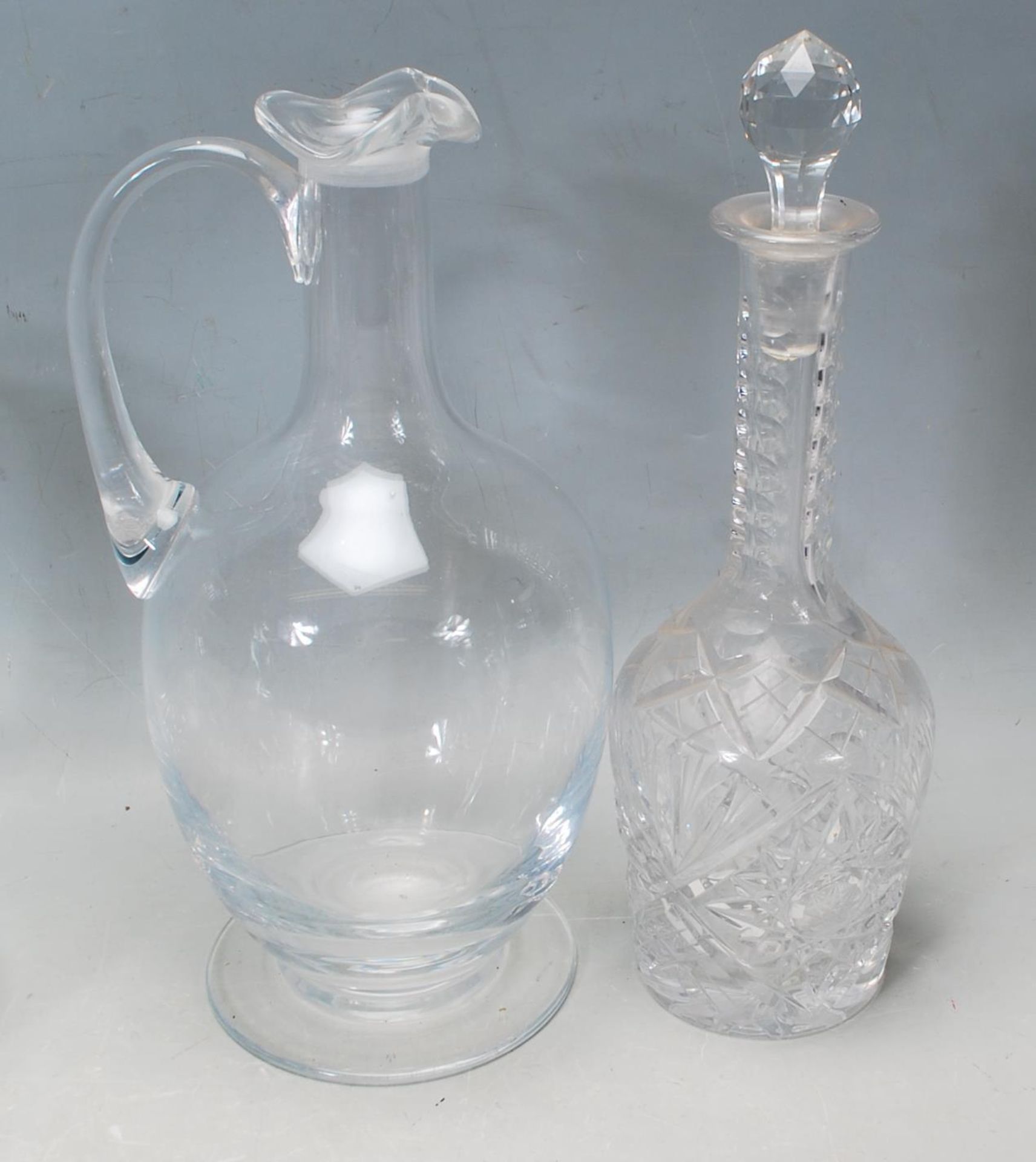 NINE 19TH CENTURY VICTORIAN CUT GLASS DECANTERS - Image 6 of 7