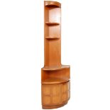 RETRO VINTAGE 20TH CENTURY TEAK WOOD CORNER CUPBOARD BY NATHAN