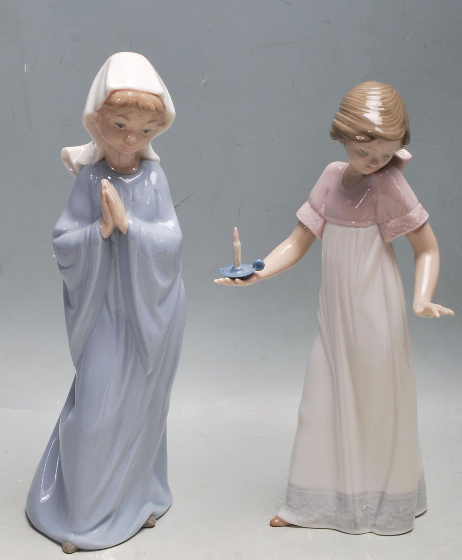 SIX VINTAGE NAO BY LLADRO CERAMIC FIGURINES - Image 6 of 9