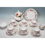 ROYAL VALE TEA SERVICE & OLD COUNTRY ROSES TEAPOT