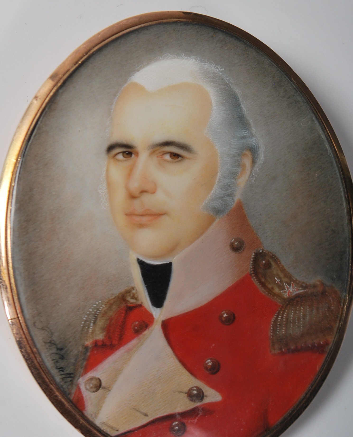 GEORGIAN PAUL FREDERICK DE CASELLI PORTRAIT MINIATURE - Bild 4 aus 6