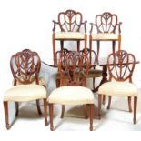 REGENCY REVIVAL MAHOGANY PEDESTAL DINING ROOM SUITE