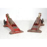 2 VINTAGE KISMET TROLLEY COMPRESSORS - CAR JACKS