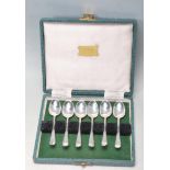 SET OF SIX HALLMARKED STERLING SILVER SPOONS