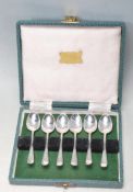 SET OF SIX HALLMARKED STERLING SILVER SPOONS