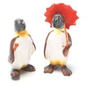 VINTAGE LATE 20TH CENTURY BESWICK GLAZED CERAMIC PENGUINS