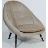 RETRO 1950’S EASY CHAIR / TUB CHAIR WITH BUTTON BACKREST