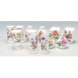 TWELVE COMPTON & WOODHOUSE SPODE MINIATURE CERAMIC VASES