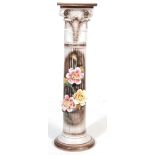 LARGE CAPODIMONTE FLOOR STANDING PLANT STAND TORCHERE