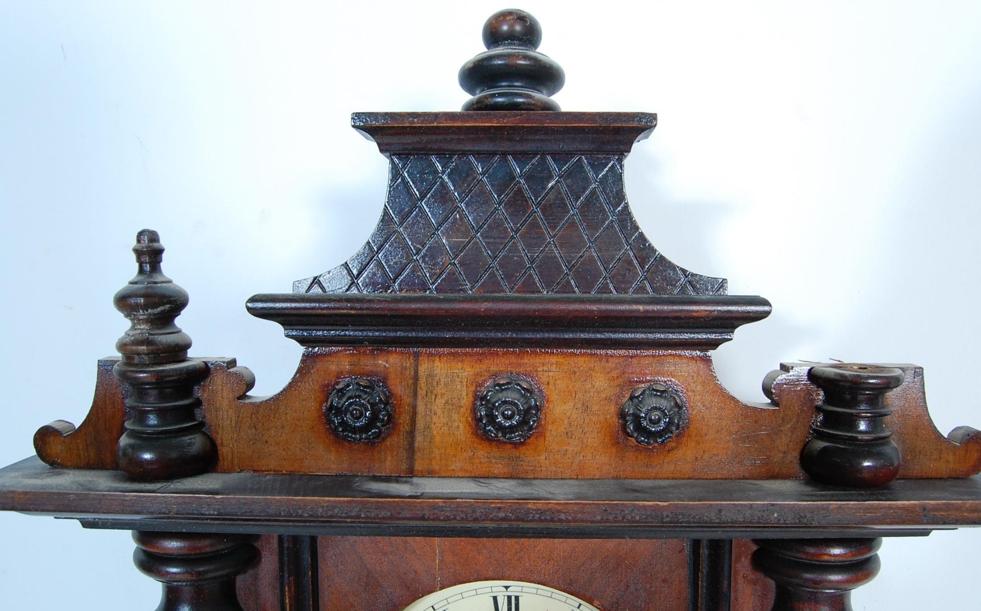 19TH CENTURY MAHOGANY CASED 8 DAY REGULATOR CLOCK - Image 2 of 7