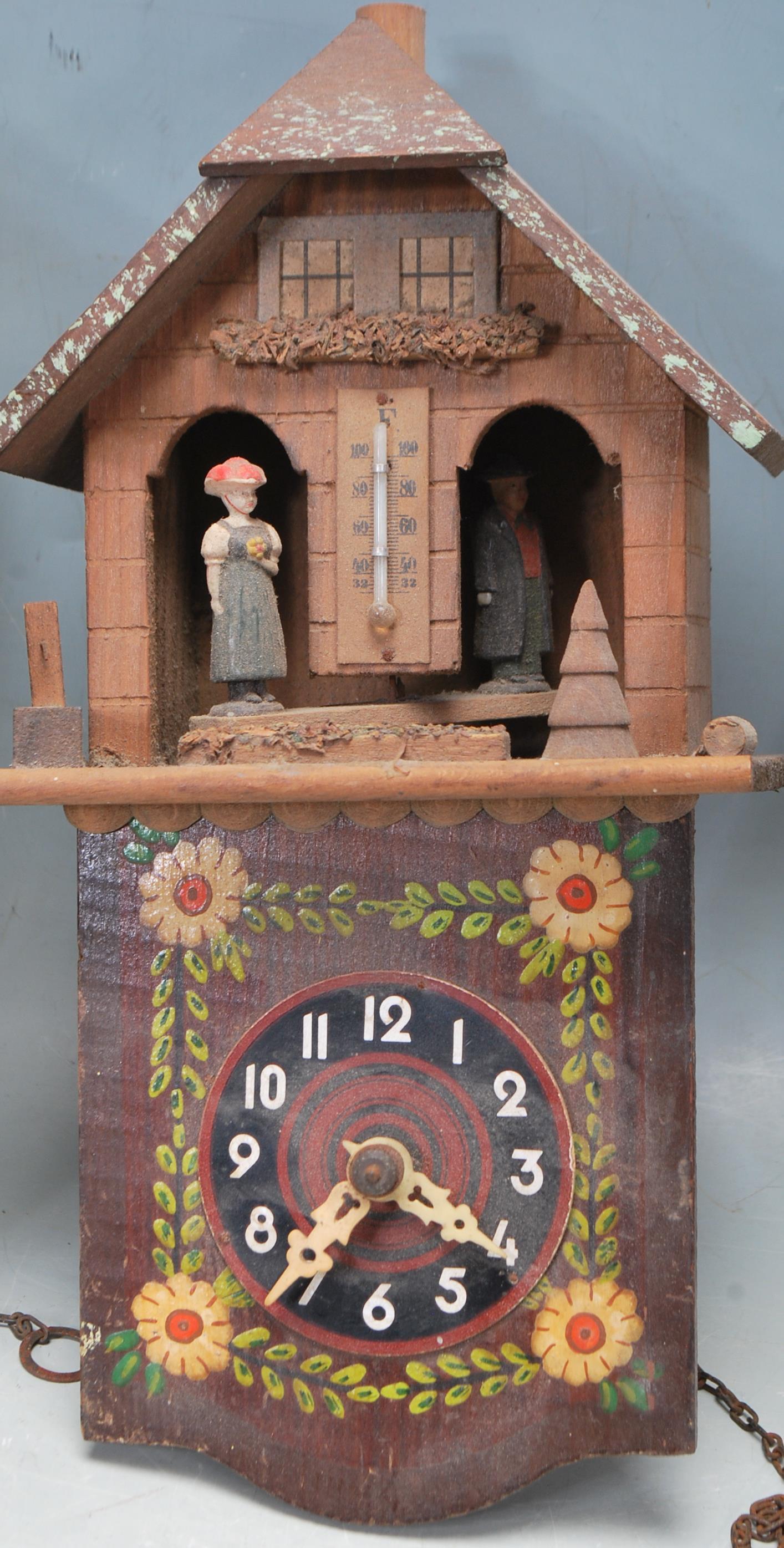 TWO EARLY 20TH CENTURY GERMAN BLACK FOREST CUCKOO CLOCKS - Image 5 of 7
