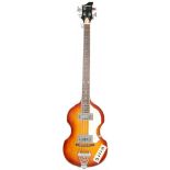 1960’S CANGLEWOOD RVB-2 VIOLIN BASS GUITAR WITH SUNBURST FINISH