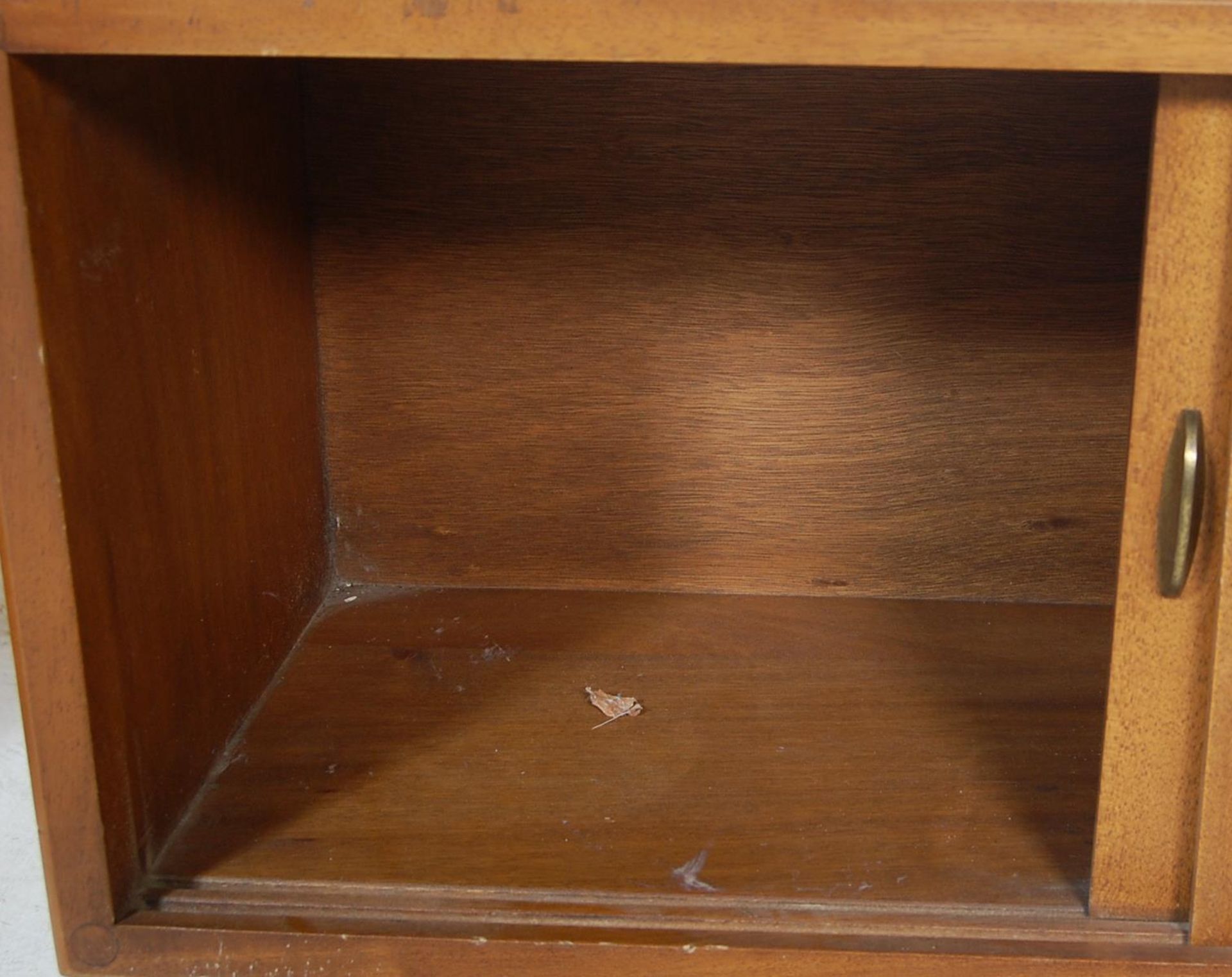 TWO MID CENTURY RETRO TEAK CABINETS. - Image 6 of 7