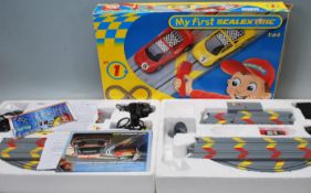 ORIGINAL HORNBY HOBBIES MY FIRST SCALEXTRIC SLOT CAR RACING SET