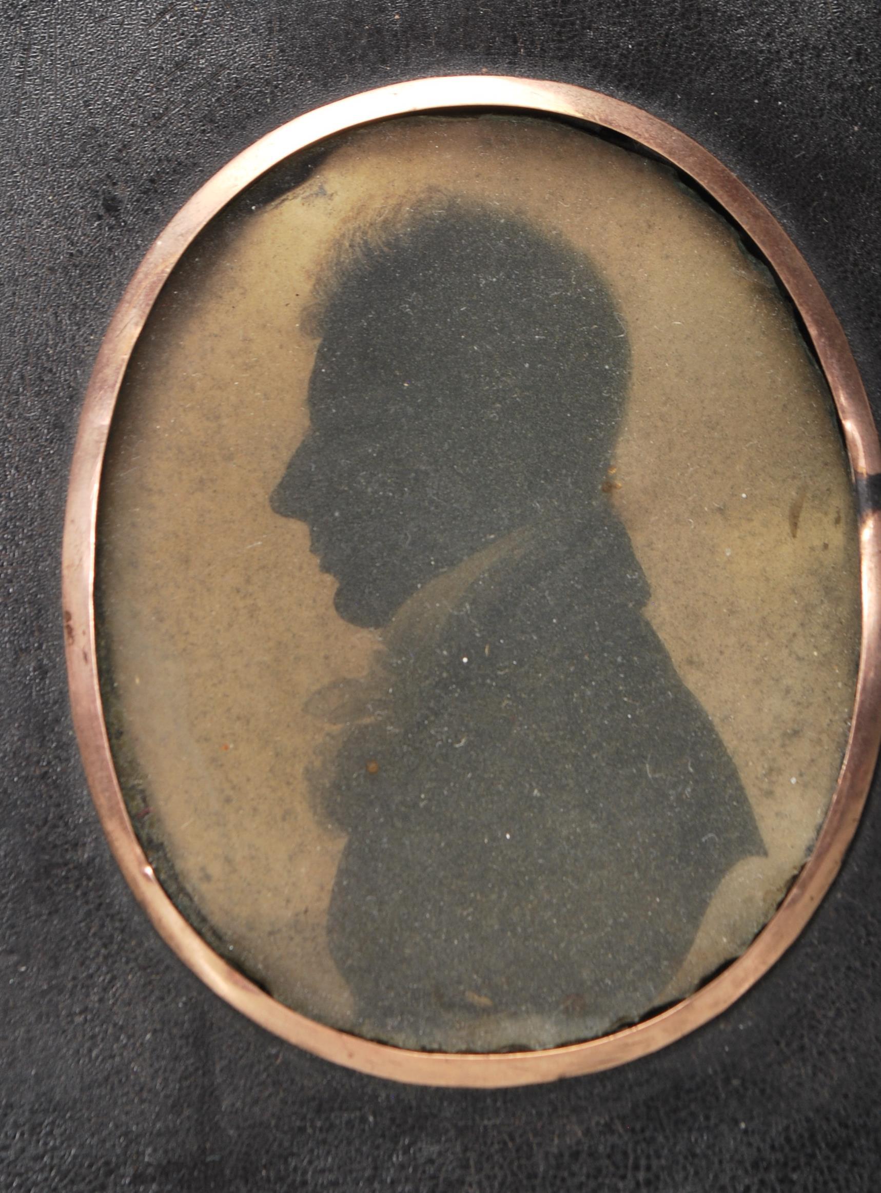 PAIR OF VICTORIAN 19TH CENTURY SIDE PORTRAITS / PORTRAIT MINIATURE - Image 3 of 4