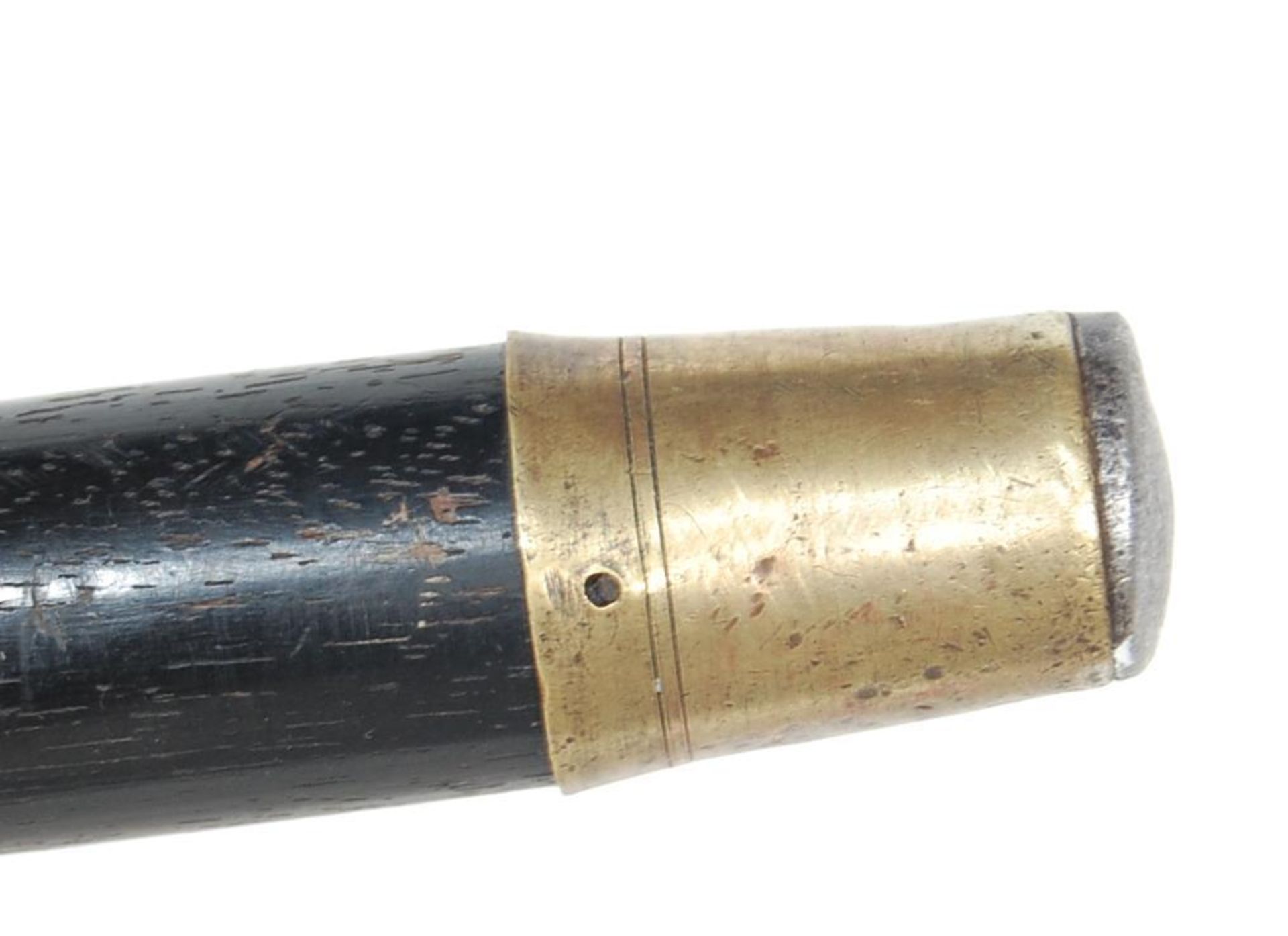 19TH CENTURY VICTORIAN EBONISED WALKING STICK - Image 5 of 5