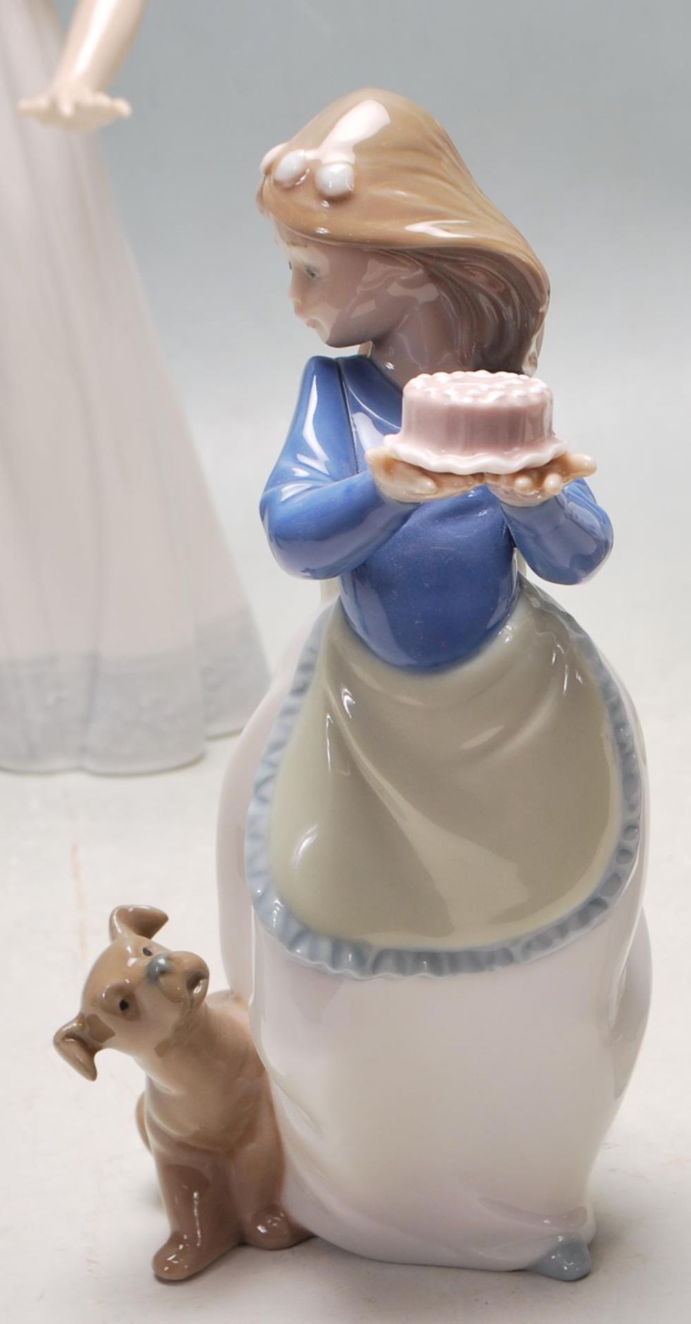 SIX VINTAGE NAO BY LLADRO CERAMIC FIGURINES - Image 3 of 9