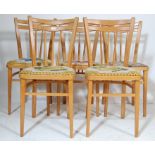 FIVE RETRO 20TH CENTURY DINING CHAIRS / KITCHEN CHAIRS