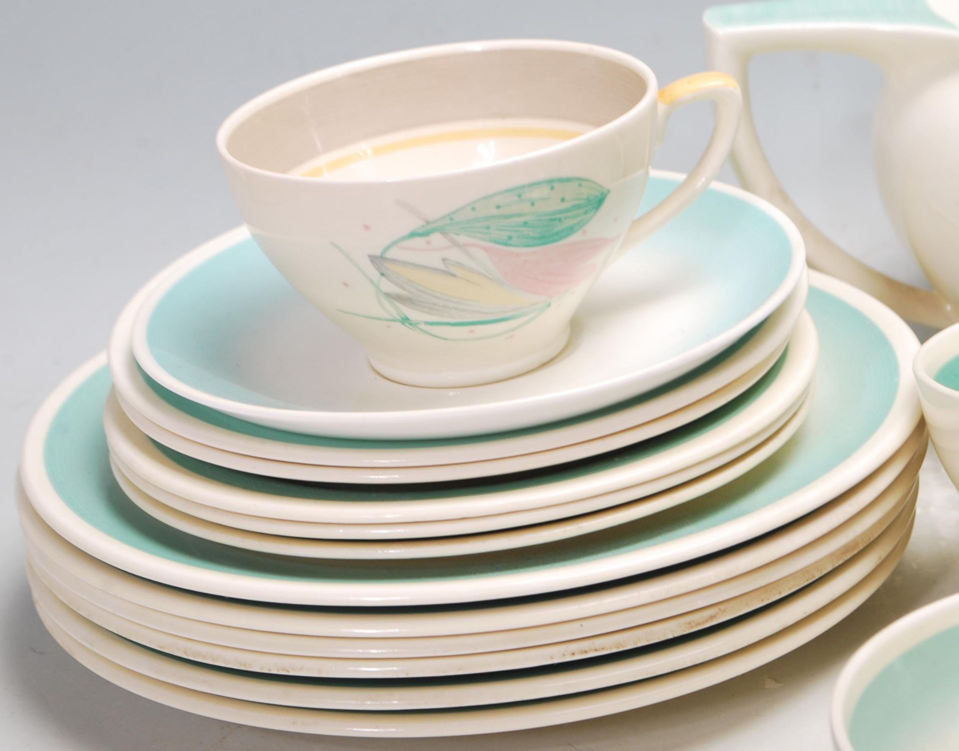 A VINTAGE 1950S SUSIE COOPER TEA SERVICE - Image 3 of 9