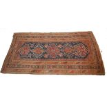 MID 20TH CENTURY PERSIAN ISLAMIC RUG HAVING FOUR CENTRAL MEDALLIONS