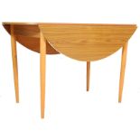 RETRO VINTAGE 1970S FORMICA AND BEECH DROP LEAF TABLE