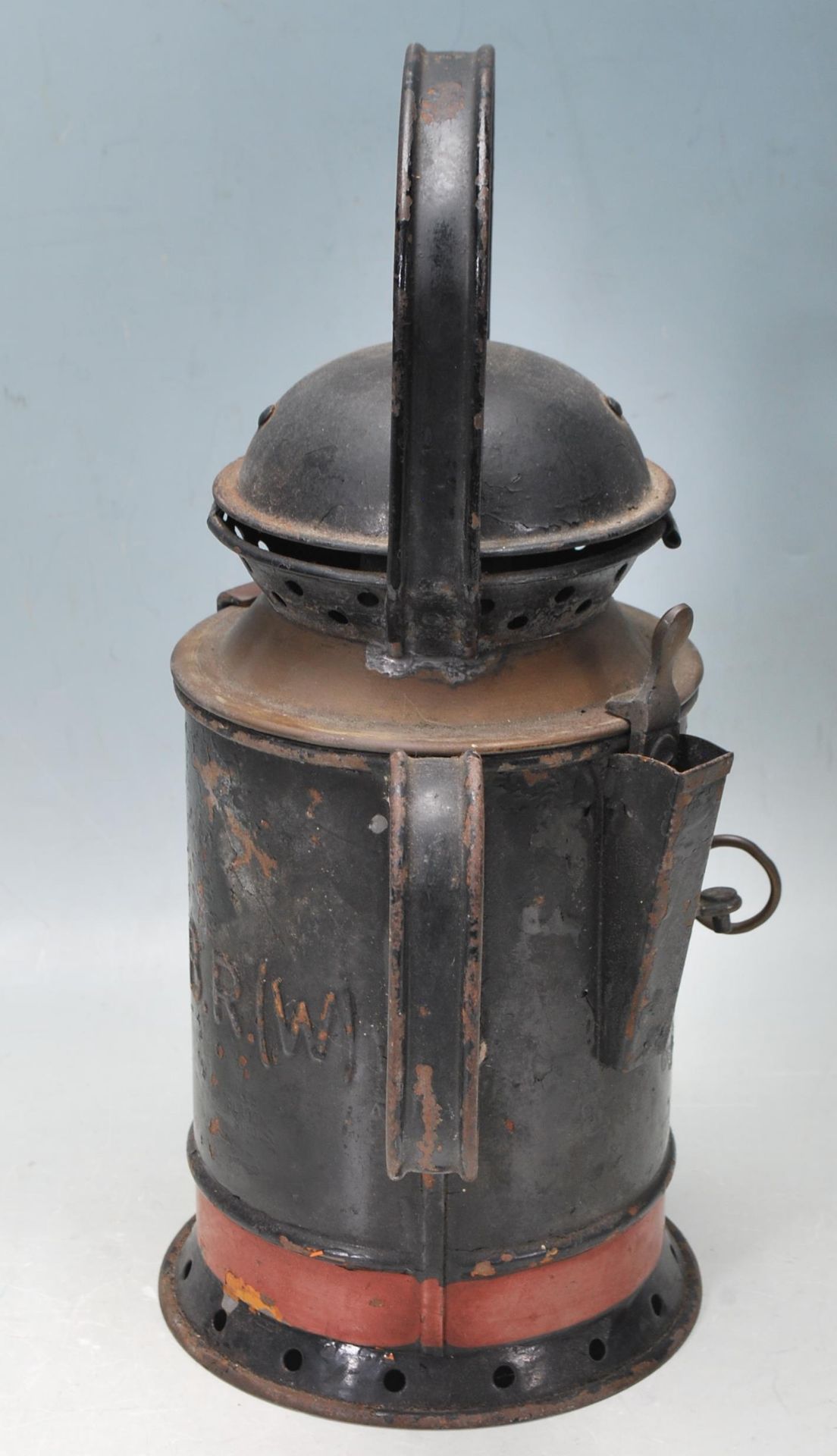 20TH CENTURY GREAT WESTERN RAILWAY TREE-ASPECT HANDLAMP - Image 4 of 6