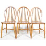 ERCOL - LUCIAN ERCOLANI - THREE CC41 WINDSOR CHAIRS