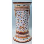 20TH CENTURY FAIENCE WARE UMBRELLA - STICK STAND VASE