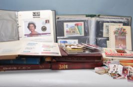 LARGE COLLECTION OF 20TH CENTURY STAMP AND RELETED ITEMS