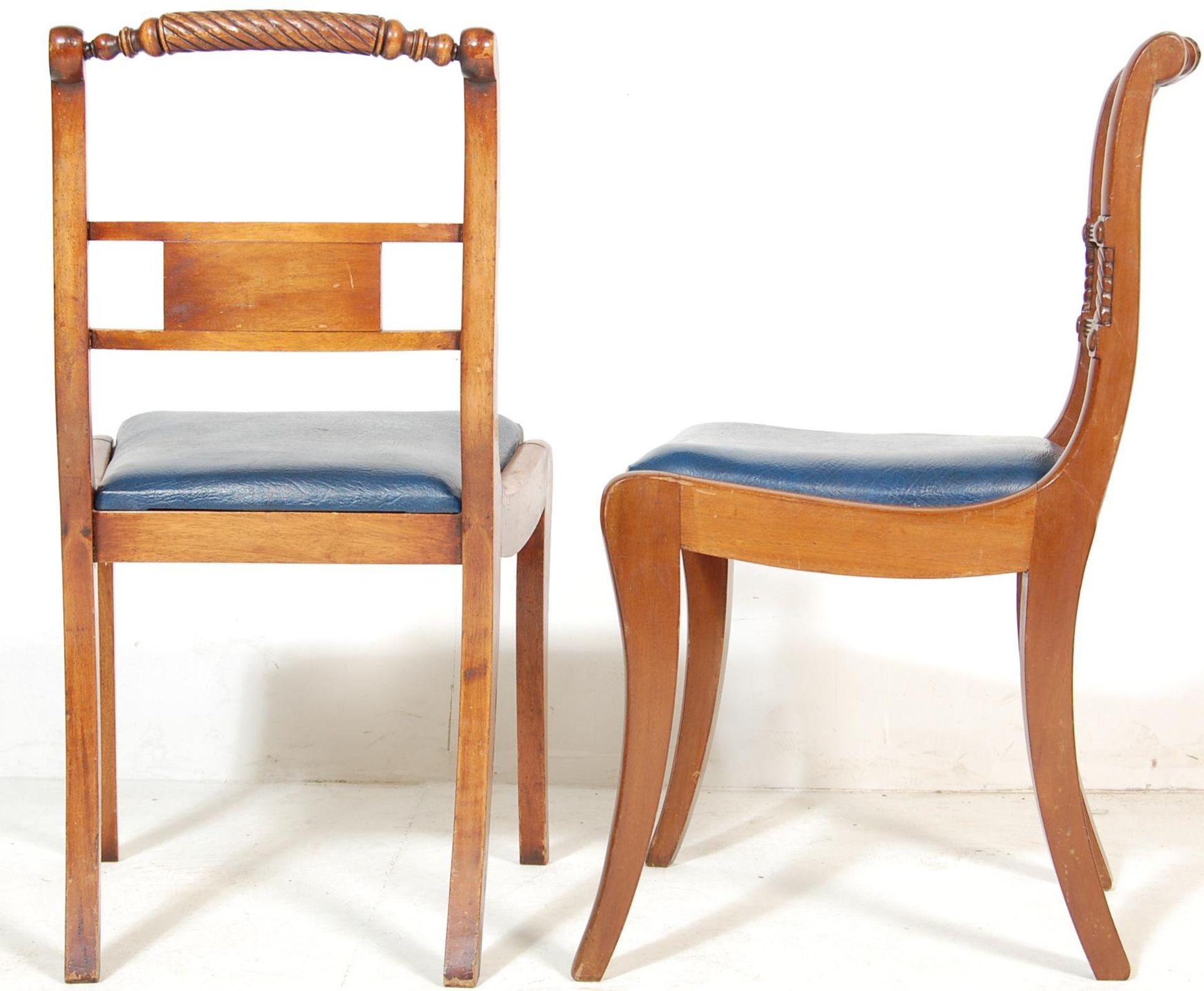 TEN EARLY 20TH CENTURY EDWARDIAN MAHOGANY DINING CHAIRS - Image 5 of 5