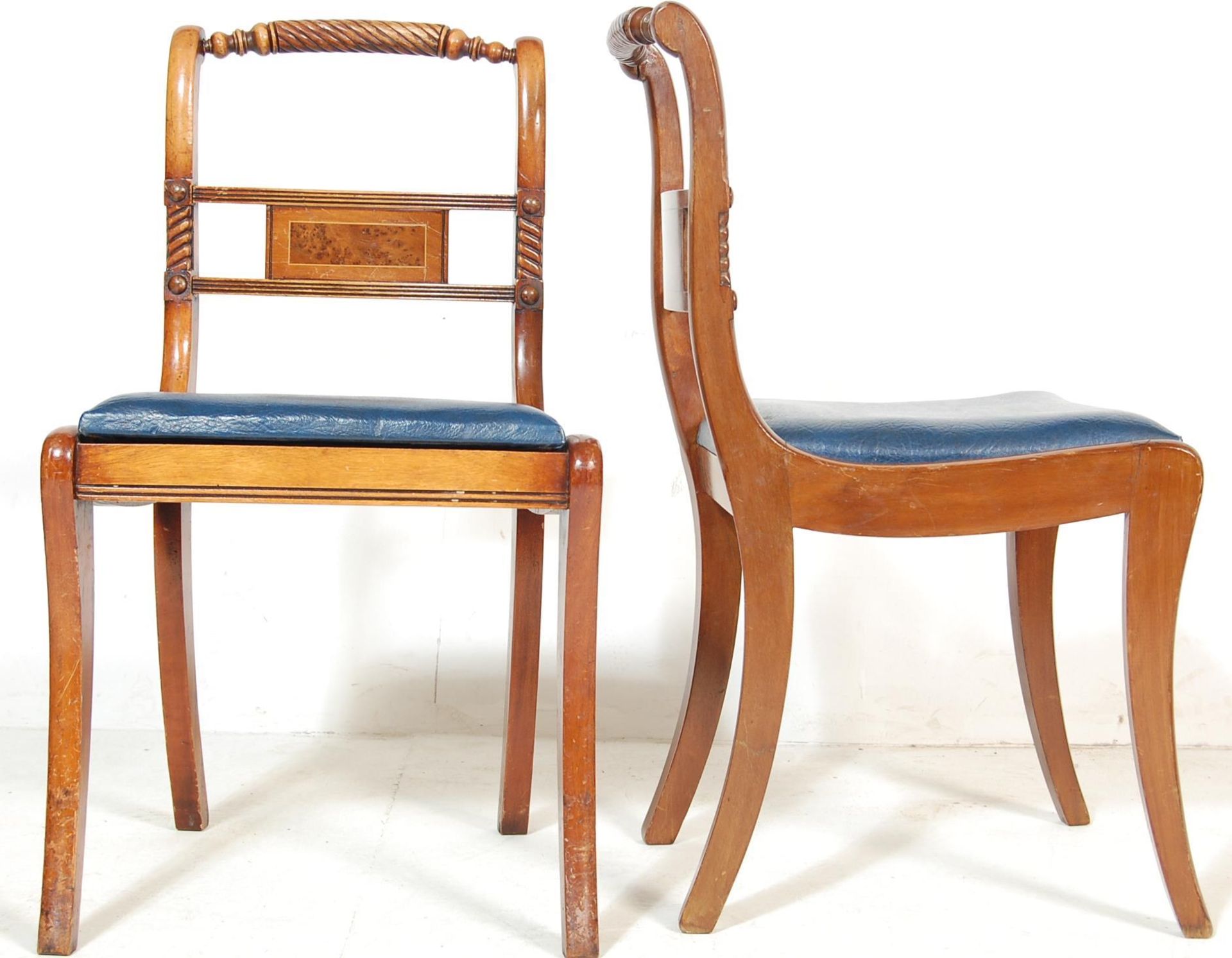 TEN EARLY 20TH CENTURY EDWARDIAN MAHOGANY DINING CHAIRS - Image 3 of 5